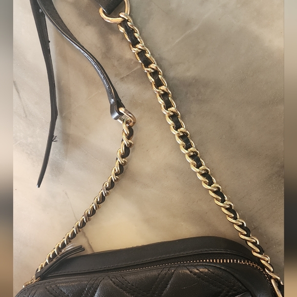 Tory Burch Black Quilted Crossbody Bag - Picture 6 of 9